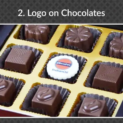 Logo on Chocolates
