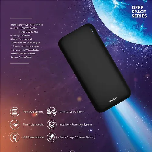 Deep Space Series Power Bank - Black