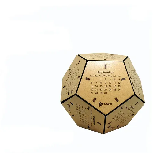 Gold Geometric Sphere Decor