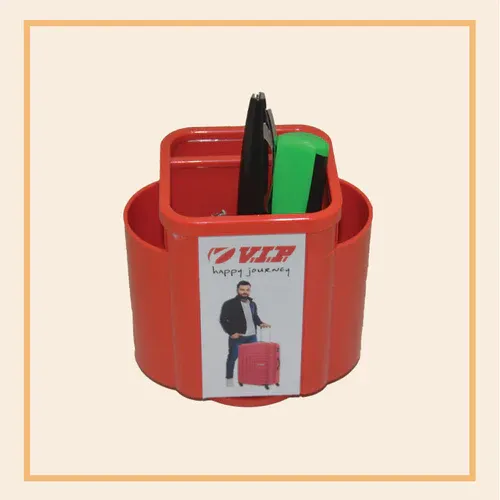 Round Pen Holder - Red