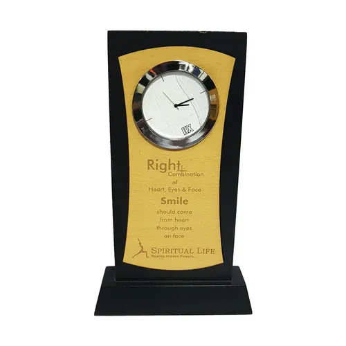 Clock Award Plaque