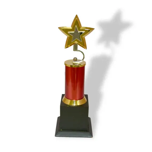 Star Trophy with Red Base