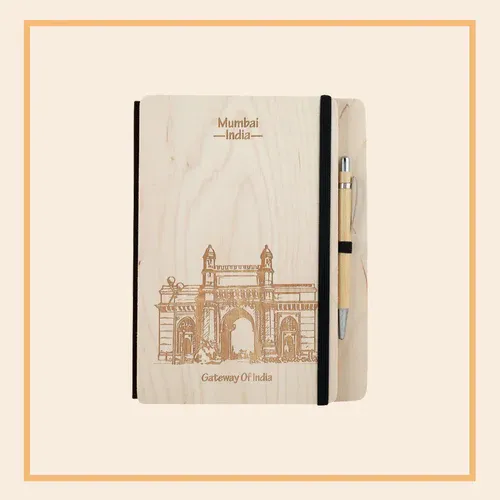 Wooden Cover Notebook - Plain