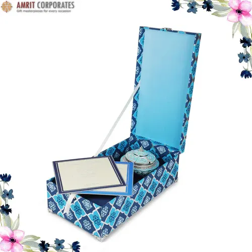Blue Box with Sugar Pot - 1