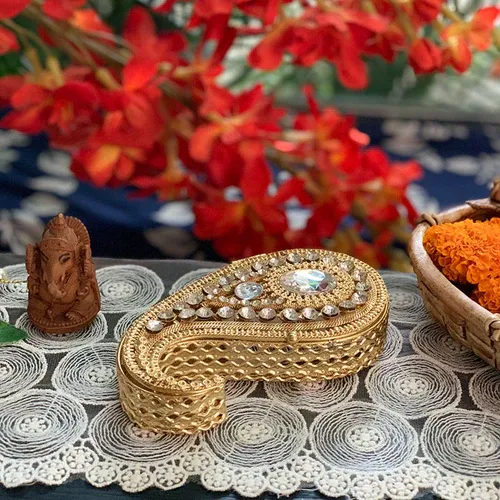 Woven Basket with Dry Fruits