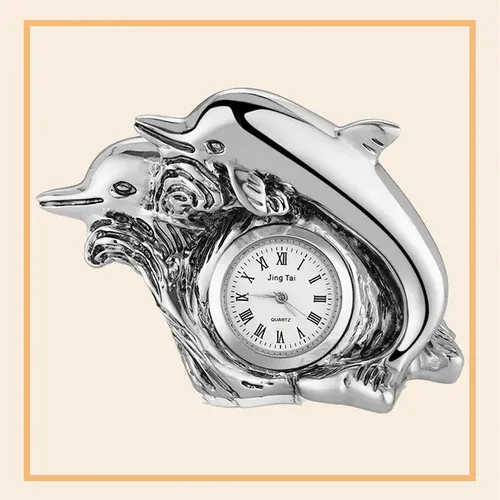 Dolphin Table Clock