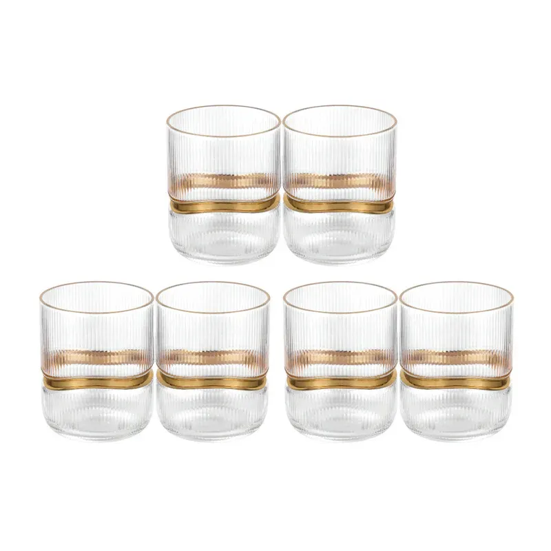 Set of 6 Short Tumbler Glasses