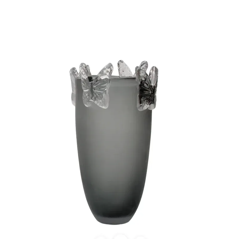 CRYSTAL BUTTERFLY VASE