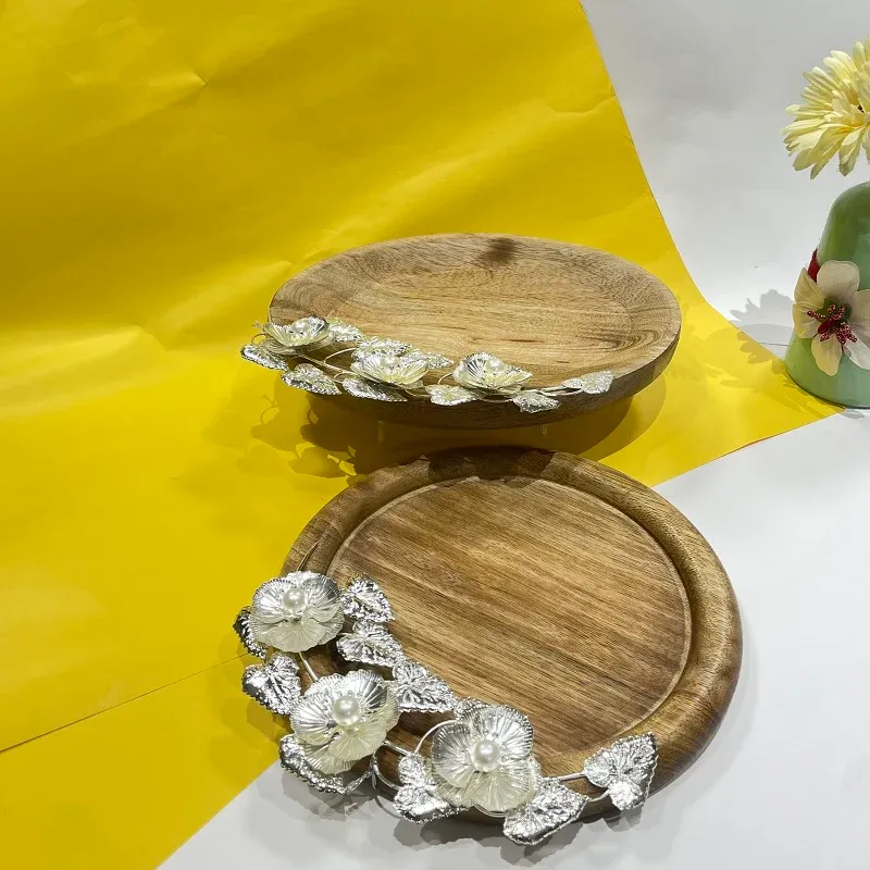 Wooden Tray Flower