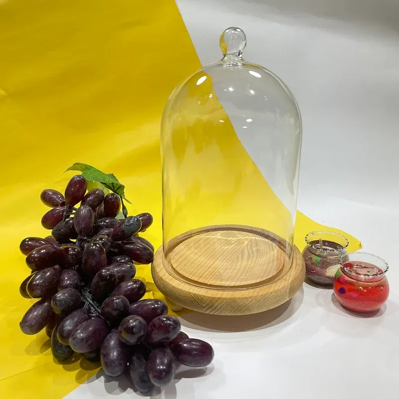 Butter Dish With Wood Base