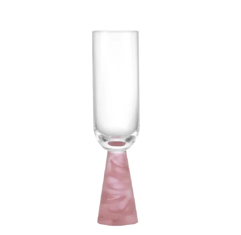 Champagne Glass with Stem Set of 6