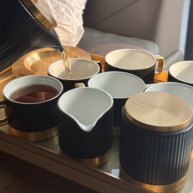 16 Pc Luxury Tea Set With Tray