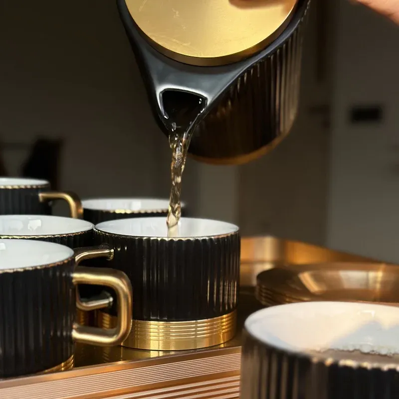 16 Pc Luxury Tea Set With Tray