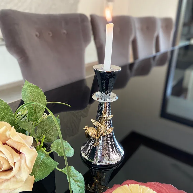 Candle Stand With Flower