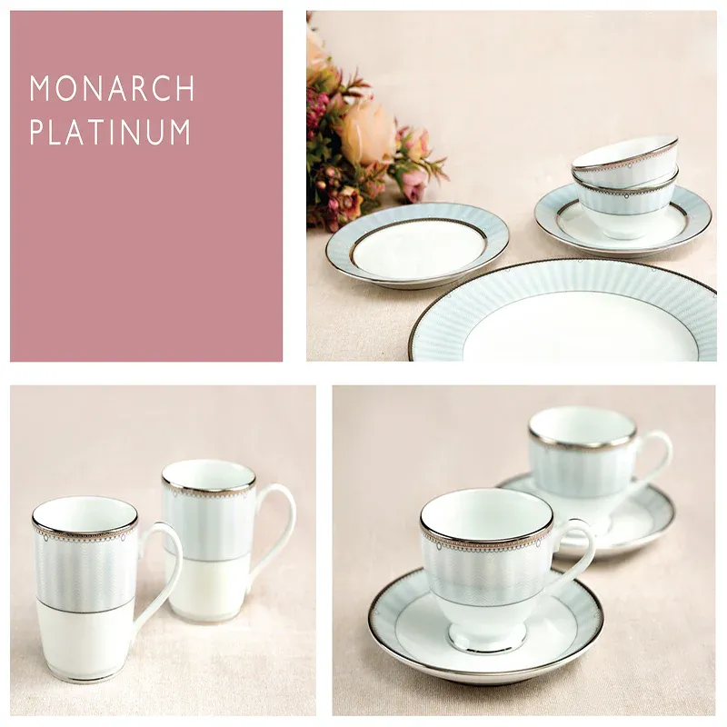 MONARCH PLATINUM DINNER SET