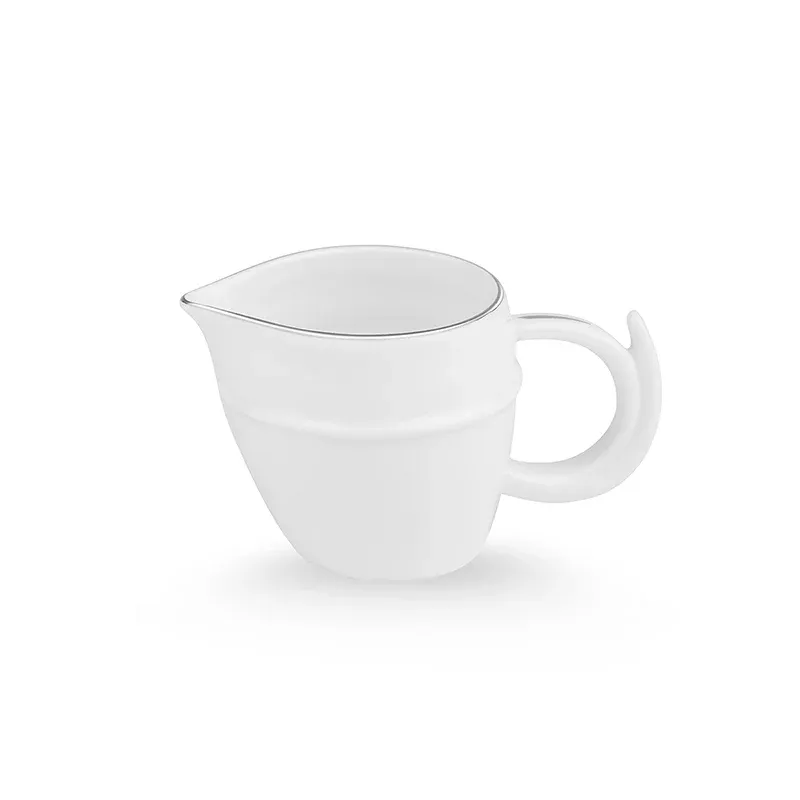 Silver Tray With 6 Cup And Milkpot