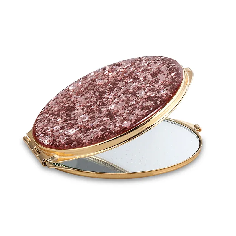 Set Of Shimmer Frame, Compact Mirror & Box