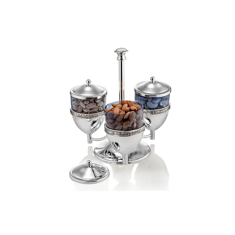 Three In One Serving Bowls With Cover