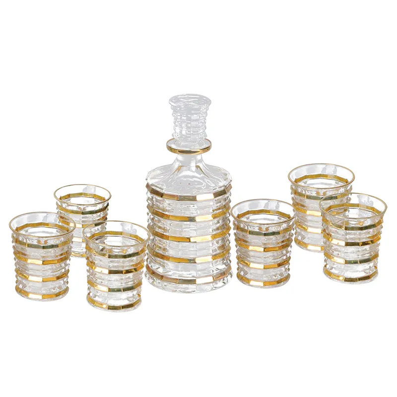 Whiskey Glasses with Decanter