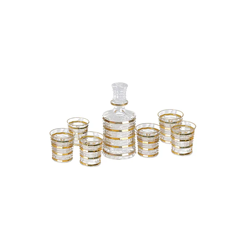 Whiskey Glasses with Decanter