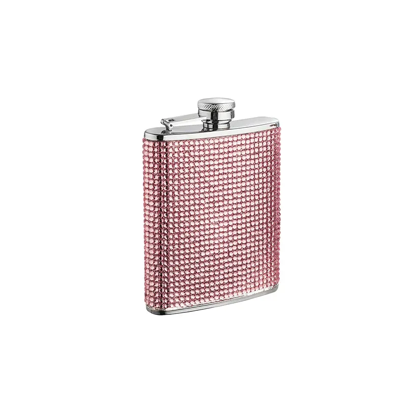 Acrylic Hip Flask Stainless Steel