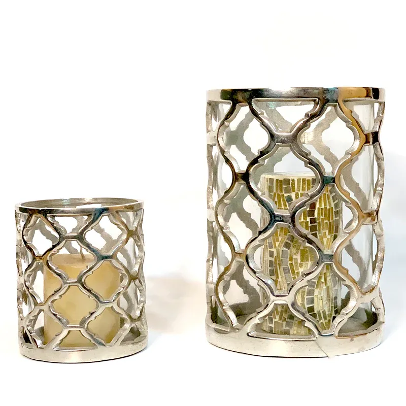 Huricane Glass Candle Stand
