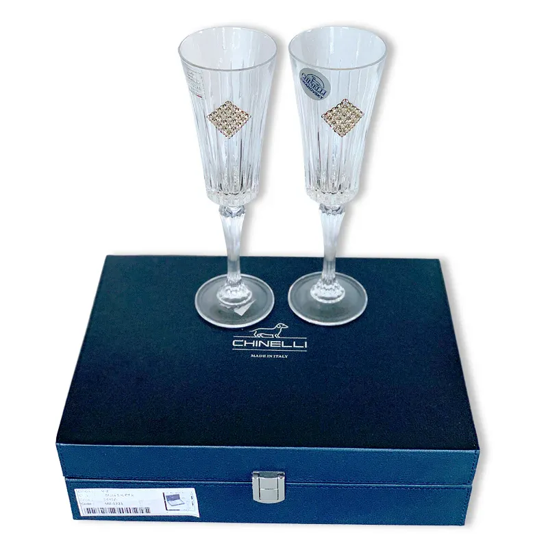 Crystal Champagne Glass Set Of 2