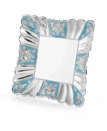 Square Enamel Tray Sky Blue - small